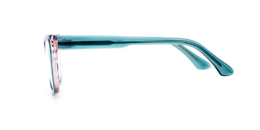 Women Vista Eyeglasses: Miedema - Green - SpaceSMART Eye Clinic (Side View)
